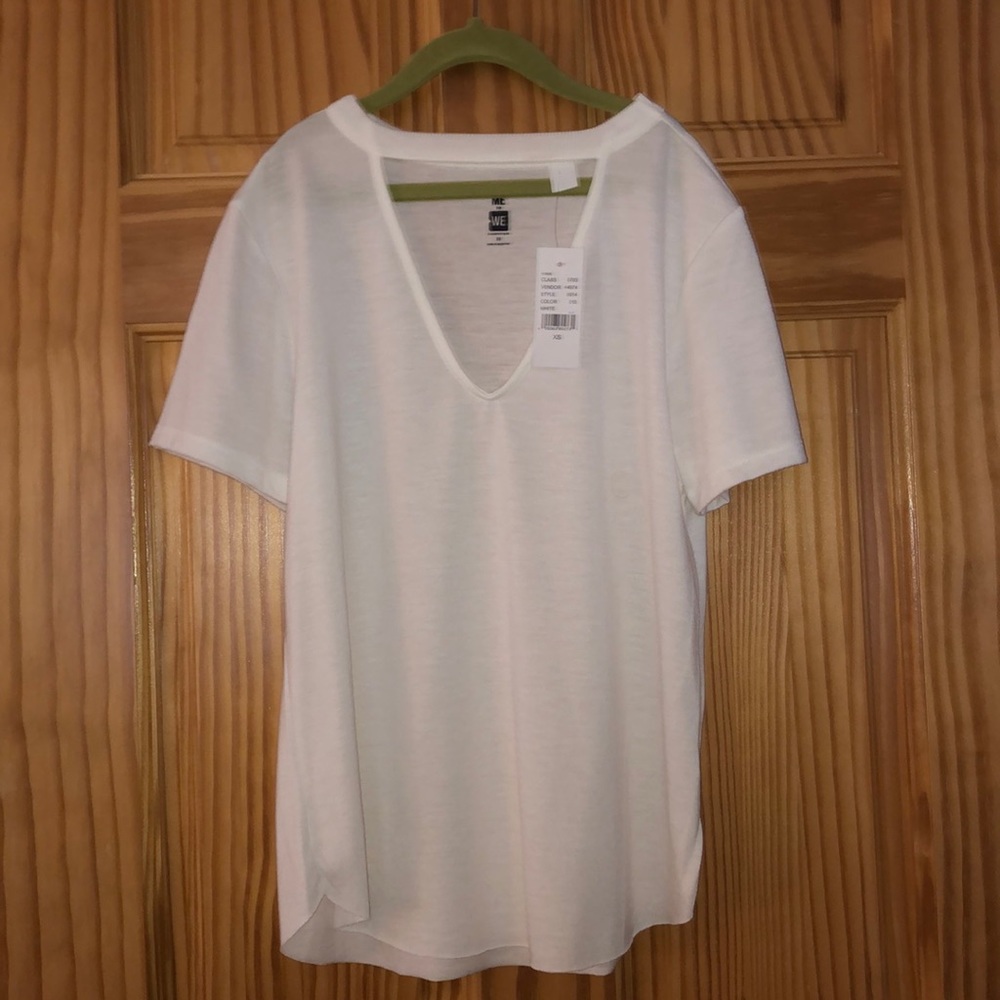 Me to We white T-shirt from Pacsun